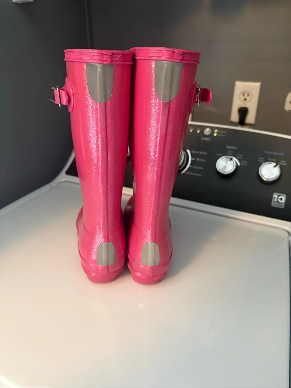 Hunter Pink Rain Boots little girls size 2